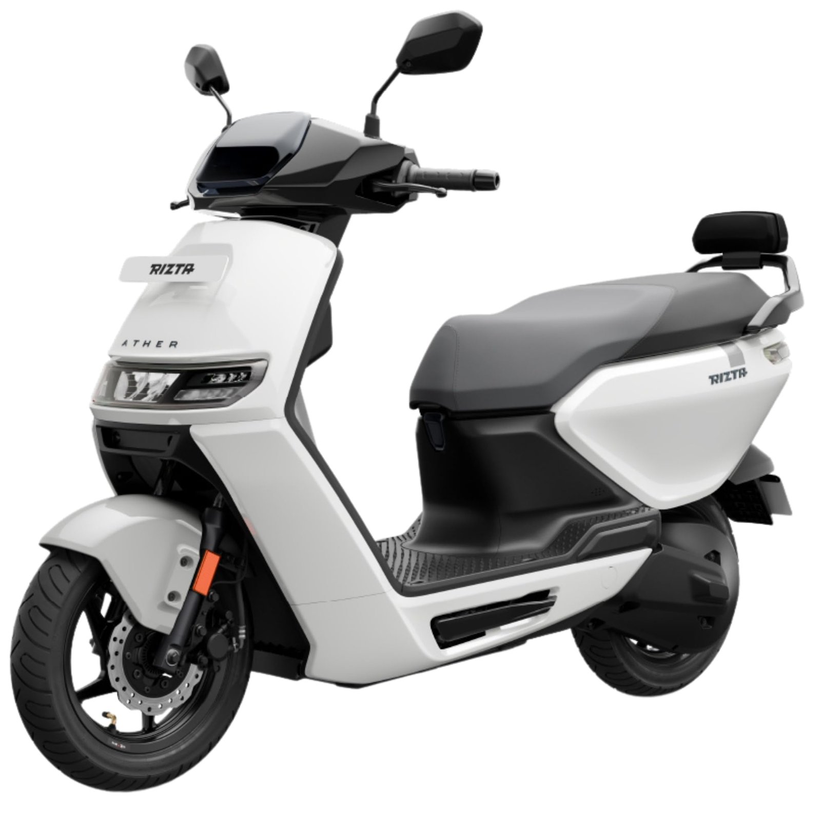 Ather Rizta Z 161 KM IDC Electric Scooter with Ather Stack PRO in Siachen White Mono booking for Ex-Showroom