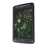 Portronics Ruffpad 12M | 12-Inch Re-Writable Multicolor LCD Writing Pad with One-Tap Erase, Smart Lock, Long Battery Life & Ruffpad App Support | Save & Share Your Child’s Creations (Black)