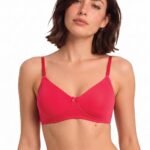 Van Heusen Women’s Everyday Cotton Bra|Medium Coverage|Non Padded|Non Wired|Seamless Moulded Cups|Anti Bacterial Tech| Keeps you Fresh|Sweat Absorbent|No Slip Soft Straps|Detachable Straps|Style 11001