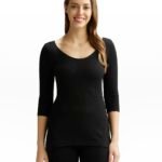 Jockey Women’s Super Combed Cotton Rich Three Quarter Sleeve Thermal Top with StayWarm Technology