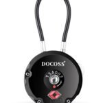 DOCOSS Metal TSA Locks,USA International Number Password Combination Luggage Travel Bag Locks – Pack of 1 (Black)