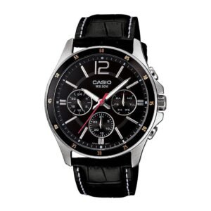 Casio Chronograph Black Dial Men’s Watch – MTP-1374L-1AVDF (A834)