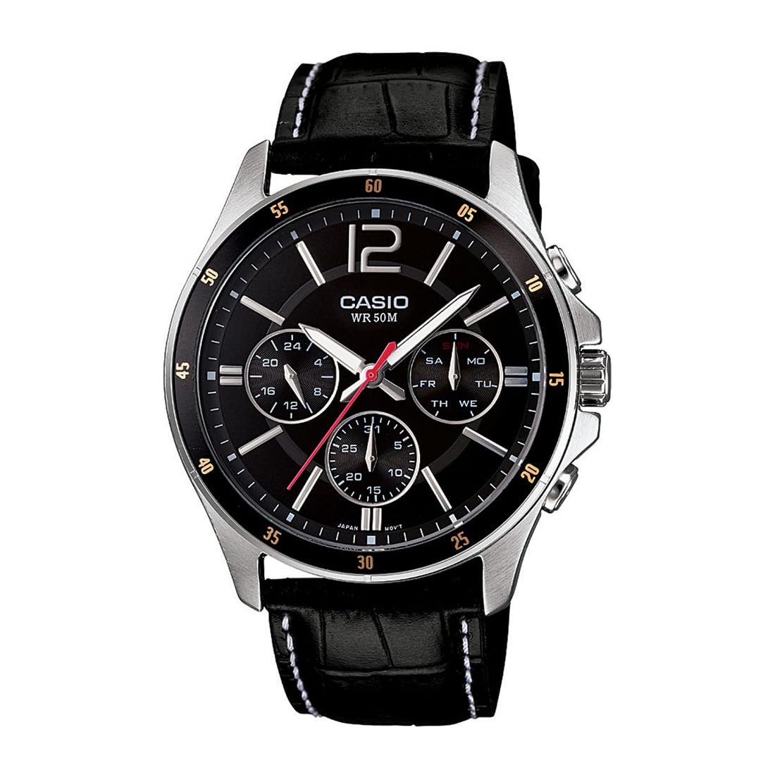 Casio Chronograph Black Dial Men’s Watch – MTP-1374L-1AVDF (A834)