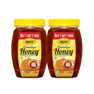 Apis Himalaya Honey, 500g (Pack of 2) | Pure and Natural Himalayan Honey | No Added Sugar | No Adulteration | Rich Taste | Healthy Natural Sweetener for Daily Use