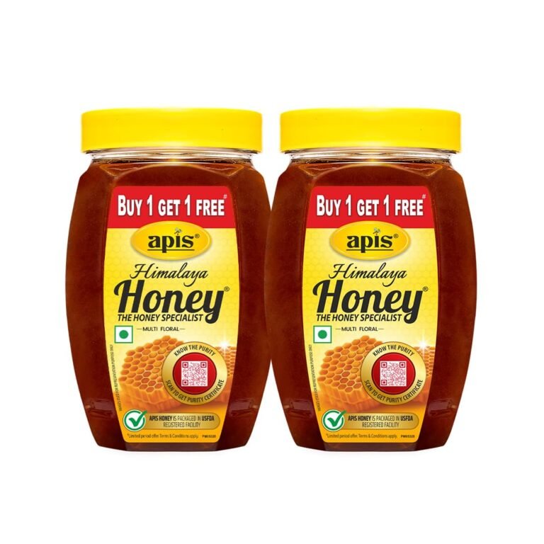Apis Himalaya Honey, 500g (Pack of 2) | Pure and Natural Himalayan Honey | No Added Sugar | No Adulteration | Rich Taste | Healthy Natural Sweetener for Daily Use