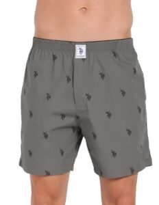 U.S. Polo ASSN. Men’s I021 Signature Logo Pure Cotton Boxers – Pack of 1