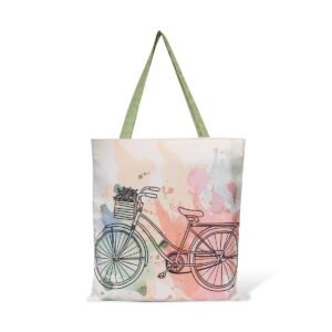 The Purple Tree Canvas Tote Bag for Women – 1 Pc, Women Tote, Printed Canvas Tote Bag, Printed Tote, Stylish Bags