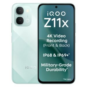 iQOO Z11x 5G (Matrix Green, 6GB RAM, 128GB Storage)