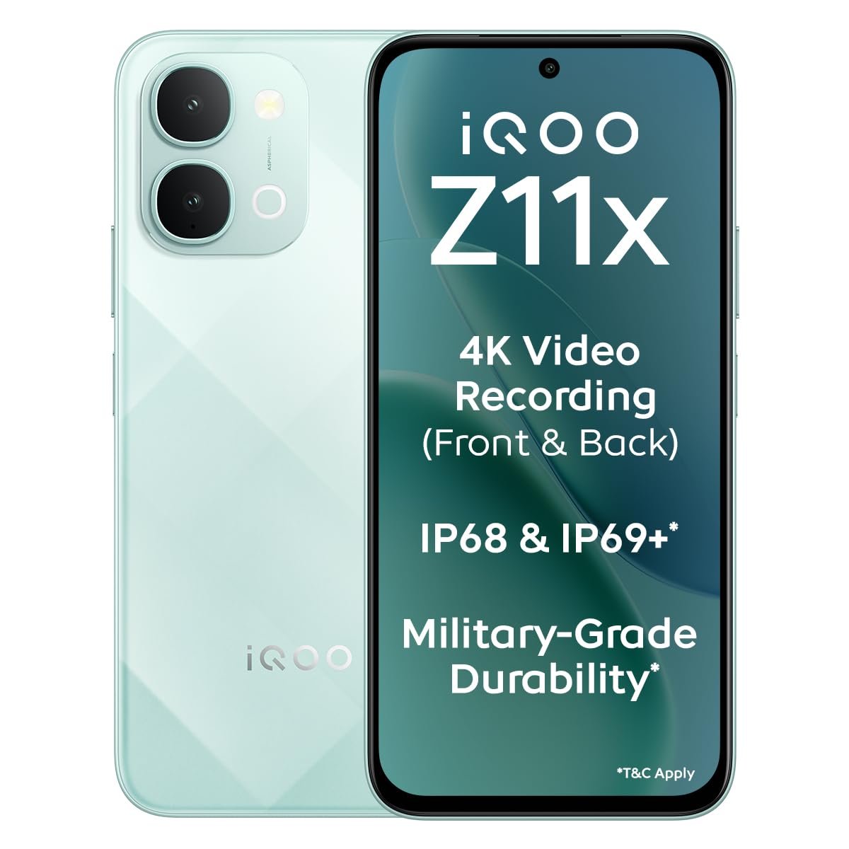 iQOO Z11x 5G (Matrix Green, 6GB RAM, 128GB Storage)