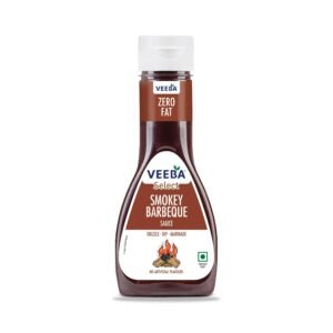 Veeba Smokey Barbeque Sauce (330G) I Zero Fat I Glutten Free I No Artificial Flavour