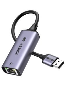 UGREEN USB to Ethernet Adapter 2.5Gbps, Aluminum USB 3.0 to RJ45
