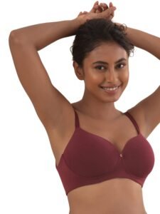 NYKD Everyday Padded & Wireless Cotton T-Shirt Bra for Women Daily Use with 3/4th Coverage – NYB094