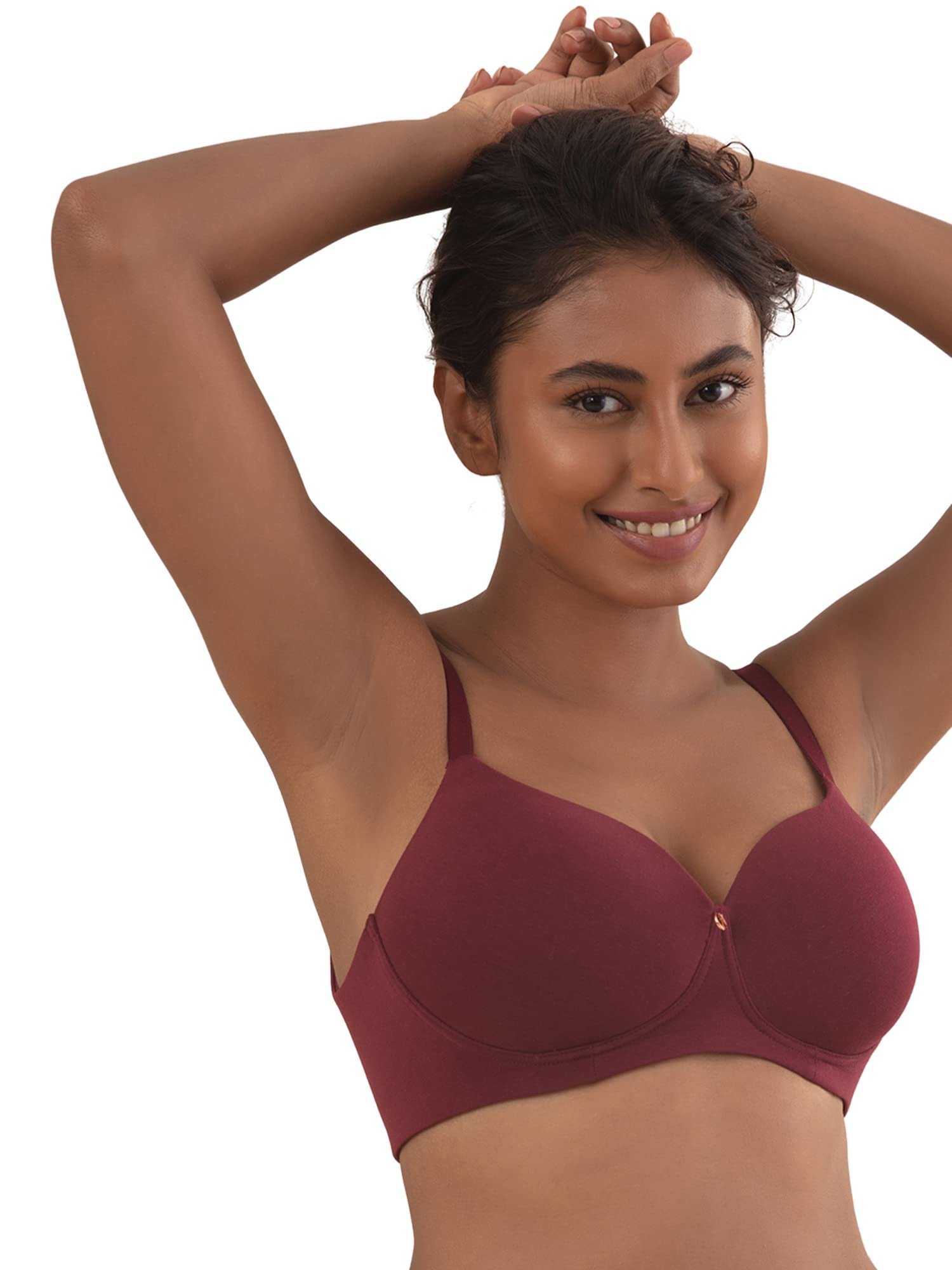 NYKD Everyday Padded & Wireless Cotton T-Shirt Bra for Women Daily Use with 3/4th Coverage – NYB094