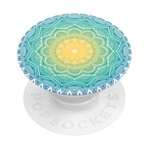 POPSOCKETS Phone Grip with Expanding Kickstand, PopSockets for Phone – Sunshine Mandala