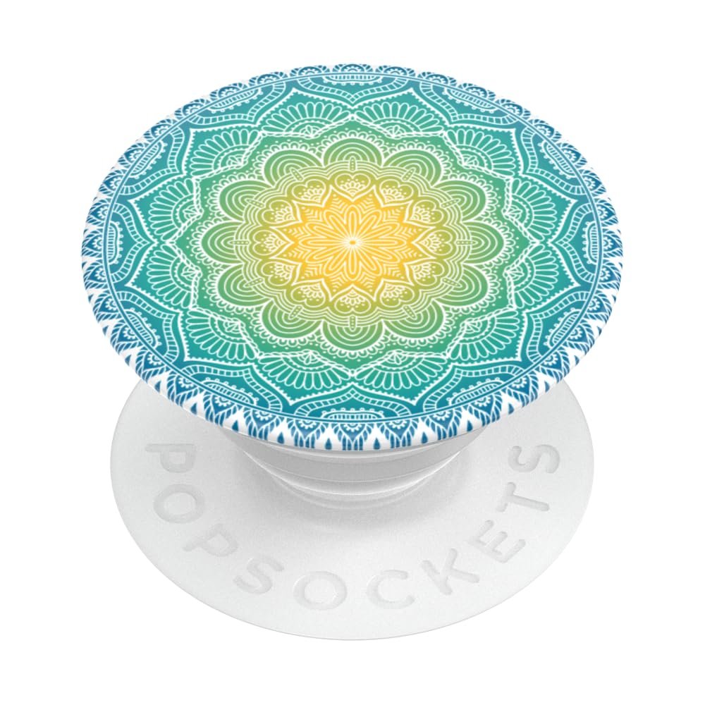 POPSOCKETS Phone Grip with Expanding Kickstand, PopSockets for Phone – Sunshine Mandala