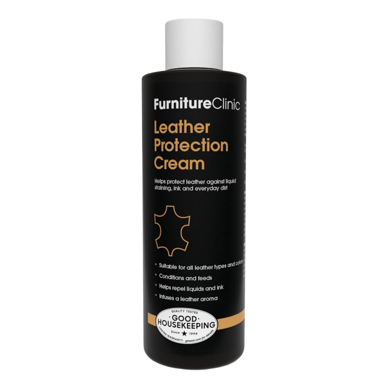 Furniture Clinic Leather Protection Cream | Leather Conditioner & Protector for Car Seats, Leather Furniture, Shoes, & More, 250ml