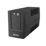 Geonix UPS 600VA/360W Line Interactive UPS with Voltage Regulator, Auto Restart & Cold Start, Power Backup for Home Office & Desktop PC, BIS Approved, 2 Years Warranty, Black