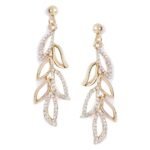 Shining Diva Fashion 18K Stylish Fancy Traditional Gold Plated Drop Earrings for Women – Golden (9850er)