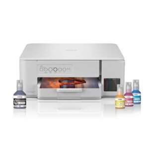 Brother DCP-T436W (New Launch) WiFi Multifunction Print Scan Copy Ink Tank Color Printer Best for Home, 27/11 PPM BK/CL, Print Upto 7.5 K Pages in Black & 5 K in Color Each for(CMY),Free Installation
