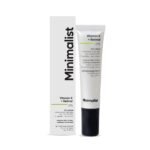 Minimalist Vitamin K + Retinal 01% Under Eye Cream | Reduces Dark Circles, Wrinkles & Fine Lines | With Caffeine for Puffiness | For Women & Men | 14 gm