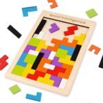Niwlix Wooden Russian Blocks Puzzles for Kids Adults, Wood Intelligence Kids Toys for 2-5 Years Boy,Wooden Puzzles Brain Teasers Toy Educational Gift for 7-10 Years