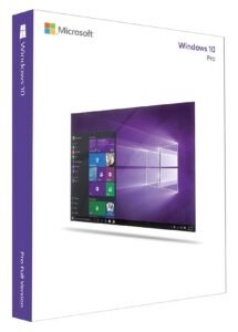 Microsoft Windows 10 Professional 8 GB, 32Bit/64Bit English INTL For 1 PC Laptop/ User: 32 And 64 Bits On USB 3.0 Included – Full Retail Pack, Multicolor
