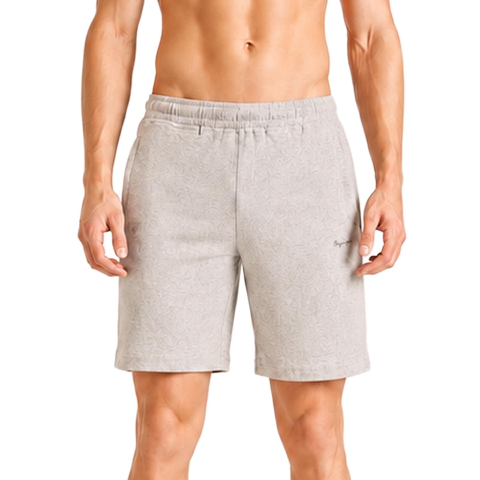 Pepe Jeans Men’s Solid Cotton Poly Blend Regular Fit Active Shorts | Lightweight Athleisure Shorts for Gym, Sports & Casual Wear | Soft Breathable Fabric | Elastic Waist with Drawcord | Side Pockets