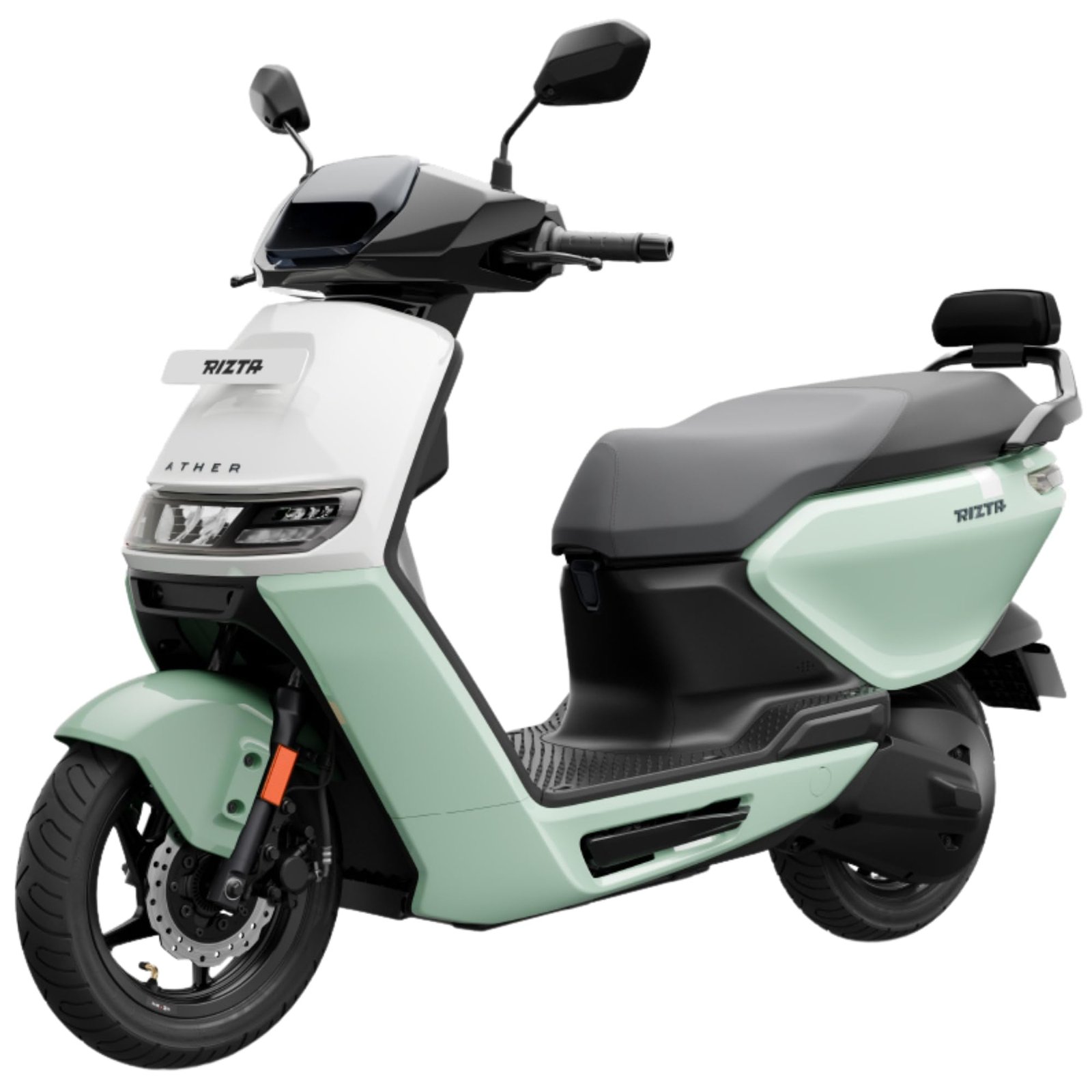 Ather Rizta Z 123 KM IDC range with Ather Stack Pro in Cardamom Green Duo Ex-Showroom