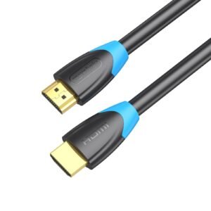 amazon basics HDMI Cable, High Speed, Supports 3D, 4K@60Hz, ARC and CEC Extension, Gold-Plated Connectors, Compatible with TV, Set-Top Box, Gaming Consoles, Blu-Ray (2 Meters), 2M