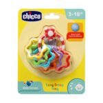 Chicco Easy Grasp Rings| Rattle for Babies, Infants & Toddlers of 3 to 18 months| 6 Detachable Colorful Rings for Sensory Play |Paint-free
