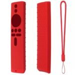 Silicone TV Remote Cover Compatible with Xiaomi Smart LED TV (Red 1, Mi 4X 4A Smart LED TV)