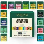 VAHDAM Assorted Tea Sampler | 15 Varieties | Whole Leaf Pyramid Bags | Black, Darjeeling, Green, Oolong, Chai & Herbal | Perfect for Lovers & Enthusiasts | For Women & Men