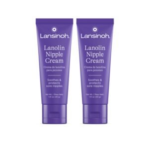 Lansinoh HPA Lanolin Nipple Cream | Sore Nipples Cracked Skin Breast Feeding 100% natural origin HPA Lanolin | Tasteless & Odourless BPA BPS-free Breastfeeding | Safe for Baby and Mom | Hospital Bag Maternity Essentials | 40ML (Pack Of 2)
