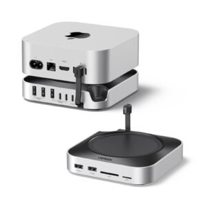 UGREEN Mac mini M4 Dock 11-in-1 Hub with 10Gbps M.2 NVMe Enclosure (8TB)