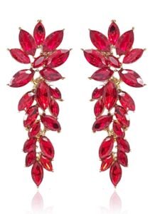 YouBella Fashion Jewellery Earings Drop and Dangler Ear rings Crystal Earrings for Girls and Women