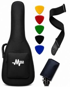 Mexa Acoustic Guitar Bag Padded Compatible with 38; 39; 40; 41; Inches Guitar Like – Fender; Yamaha; Cort; Ibanez; Havana, Kadence; Vault, Henrix, Juarez, Intern, Ashton; Givson Other Brands.
