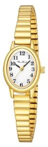 Diaofendi 3 Sizes (S/M/L) Small Gold Watches for Women – Fit 5″-8″ Expansion Band, Valentine’s Day Gifts for Mom Wife, Easy Read Ladies Quartz Watch, Water Resistant