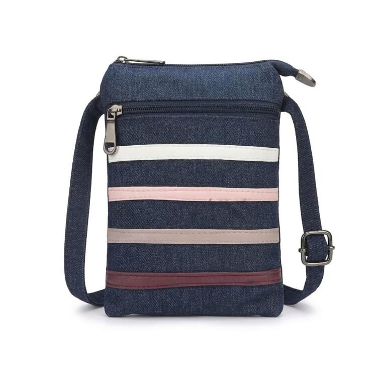 b4bags Small Sling Bags for Women | Denim Mobile Sling Bag for Women Stylish Latest | Cross body Bag for Woman | Ladies Mobile Purse for Women Sling Bag | Birthday Gift for Women