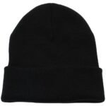 Cuffed Plain Beanie Skull Cap | Winter Unisex Knit Hat Toboggan For Men & Women | Unique & Timeless Clothing Accessories By Top Level