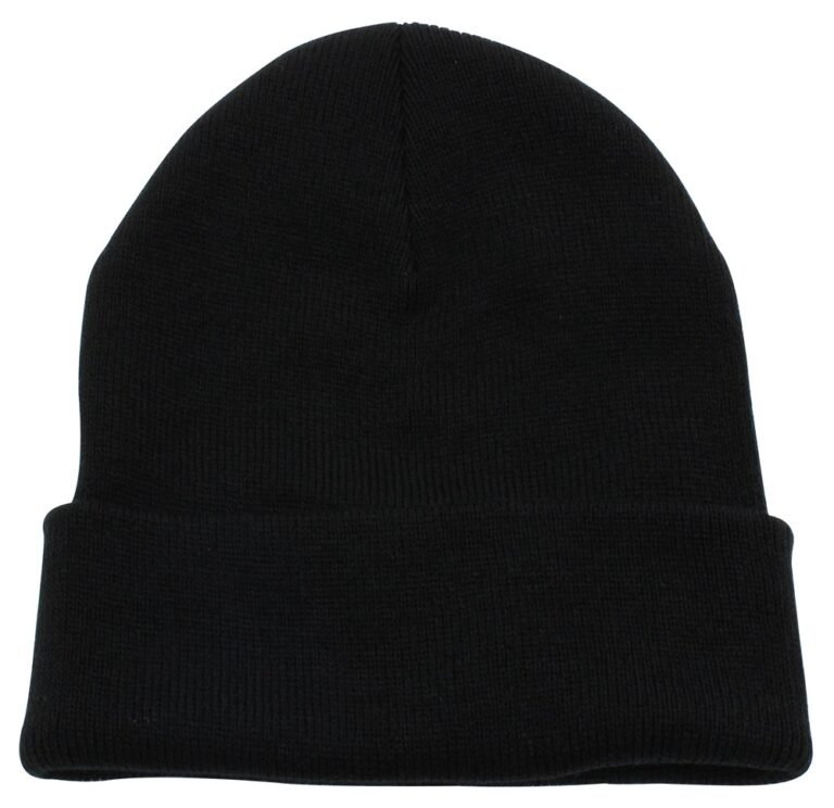 Cuffed Plain Beanie Skull Cap | Winter Unisex Knit Hat Toboggan For Men & Women | Unique & Timeless Clothing Accessories By Top Level