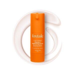 Foxtale 15% Vitamin C Face Serum for Glowing Skin | Purest Vitamin C (L-Ascorbic Acid) with Vitamin E | Removes Dark Spots & Pigmentation | All Skin Types | Face Serum for Men & Women | 30 ml