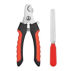 Professional Animal Nail Cutter Clipper Trimmer Filer for Small, Medium and Large Dogs, Puppies, Cats and Kittens Claw Grooming Tool Set (Nail Clipper) (Large)