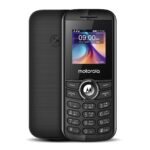 Motorola A100 Keypad Mobile Phone with 2 Years Replacement Warranty, Long Battery Backup, Loud Speaker, Wireless FM Radio, Torch, Durable Feature Phone (Black)