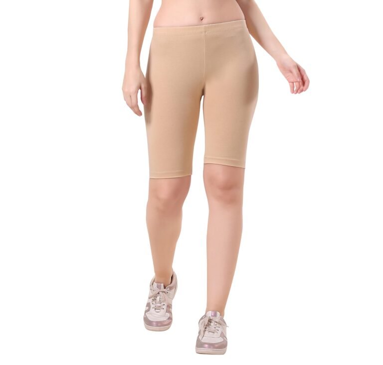 TRASA Women’s Cotton Fashion Biker Workout Cycling Shorts, Avialable Sizes: S,M,L,XL,2XL,3XL
