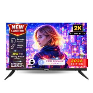Uniboom Optima 60 CM (24 inch) HD Smart LED Android TV 2026 24S-ULT-AED