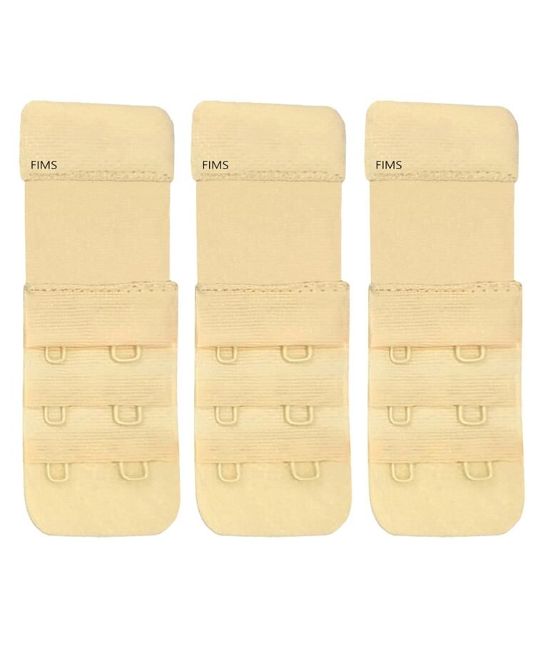 FIMS – Fashion is my style Bra Hook Extender-2 Hook-3 Eye(Extra Elastic)Save Your Bra Band Length-Bra Extensions-Bra Extender Hook-Bra Hook And Eye Bra Combo For Women
