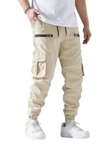 Lymio Cargo for Men | Cotton Cargo Pant | Lower for man | Comfortable Breathable Cargos for Casual, Office Wear | Pant for Men (34-37)