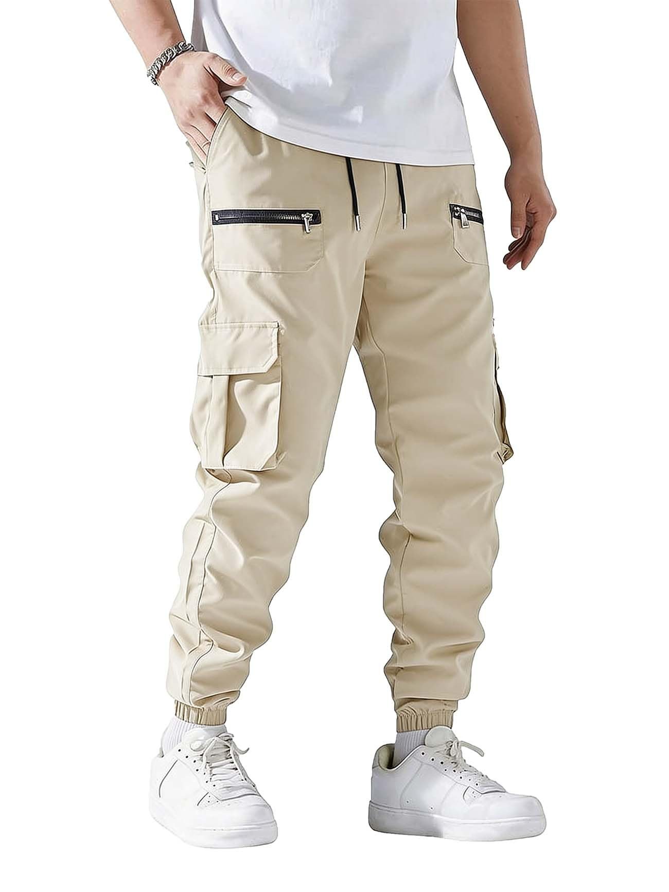 Lymio Cargo for Men | Cotton Cargo Pant | Lower for man | Comfortable Breathable Cargos for Casual, Office Wear | Pant for Men (34-37)
