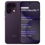 OPPO Reno16C 5G Smartphone 12GB+256GB Violet with No Cost EMI
