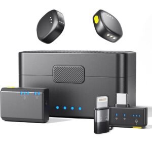 String Swing Wireless Microphone, Noise Reduction, Camera, iOS & Android